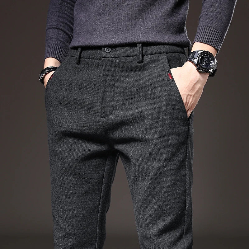 Sebastiano | Slim Fit Pants (+Free Belt)