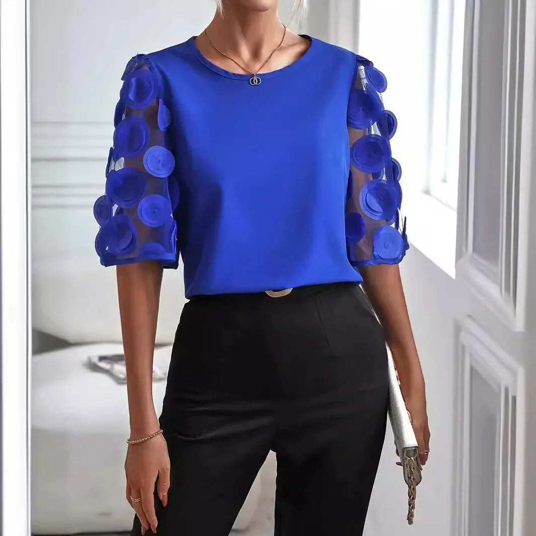 Lina | Elegant Long-Sleeve Blouse