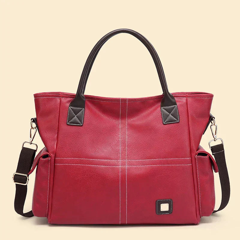 Svala | Large leather tote bag