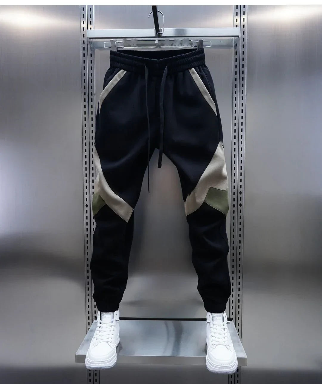 Paneled Casual Pants