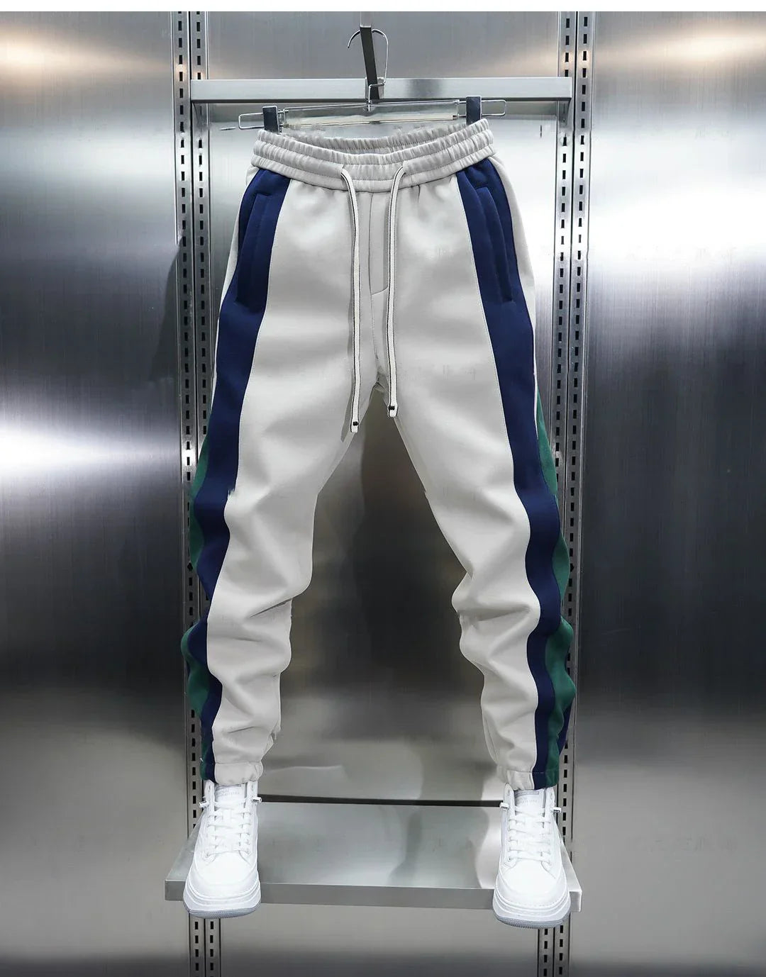 Trendy Contrast Stripe Trousers