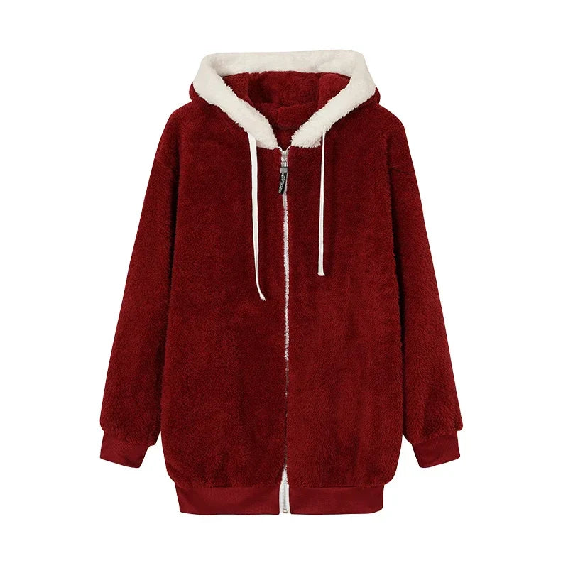 Wilina | Soft fleece vest with hood