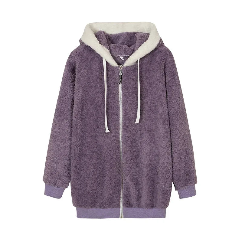 Wilina | Soft fleece vest with hood