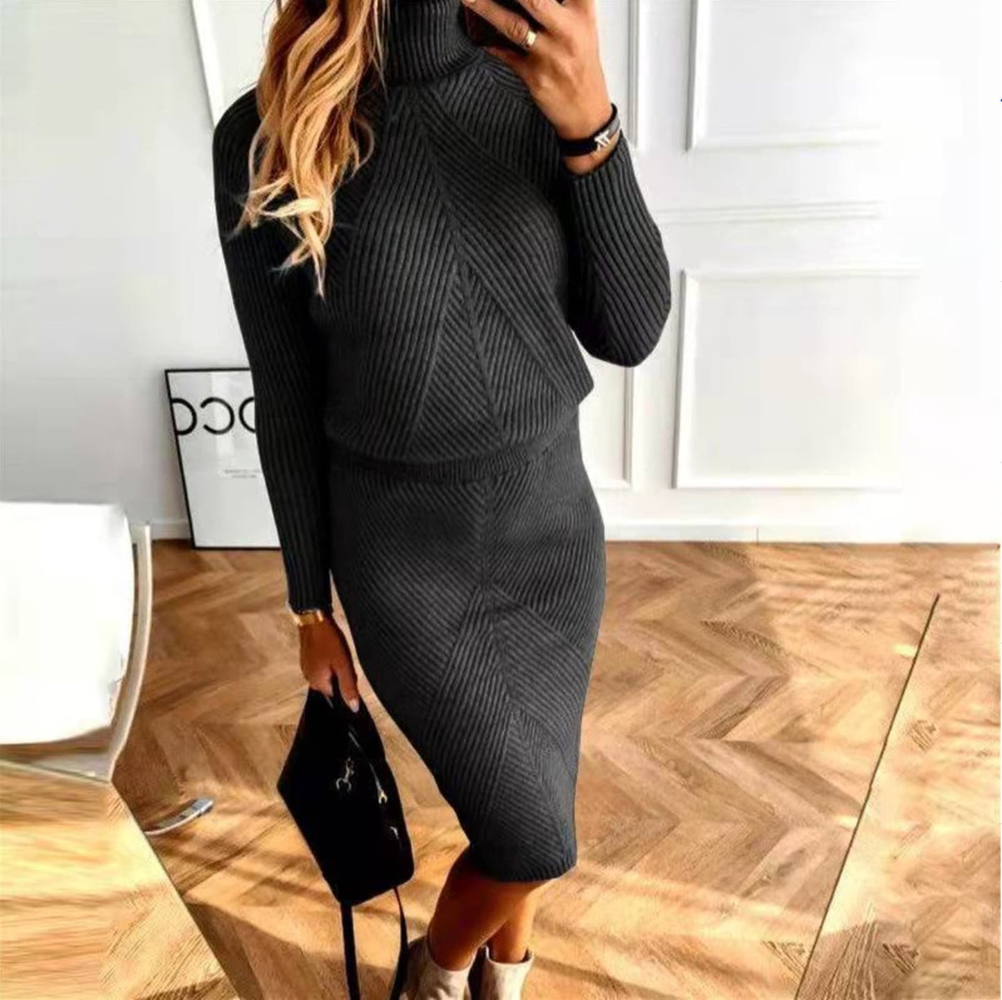 WW | Cozy knitted dress