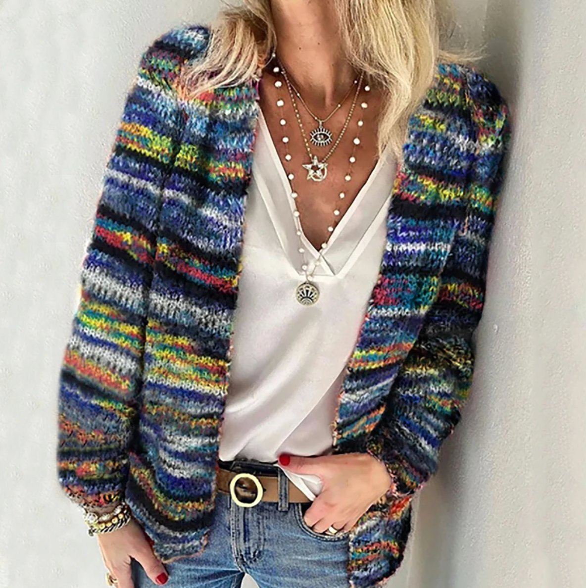Sissel - colorful wool vest