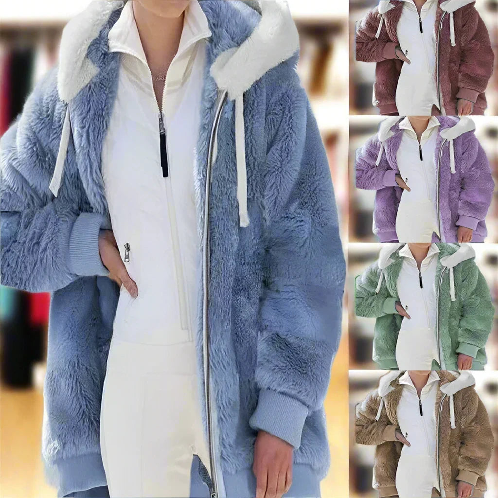 Wilina | Soft fleece vest with hood