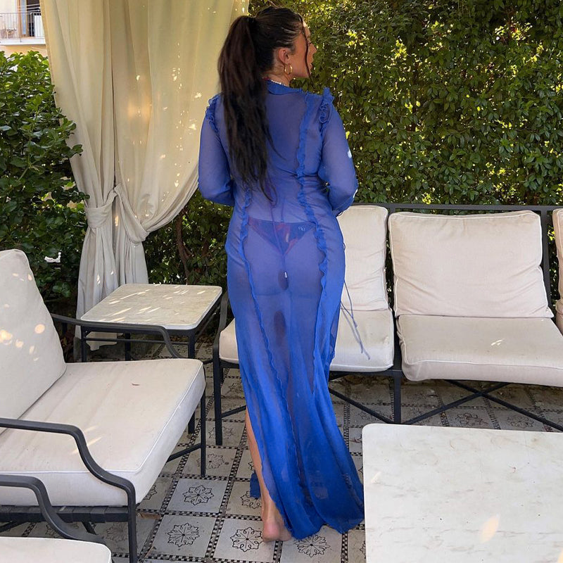 WW - Women's long-sleeved knit dress