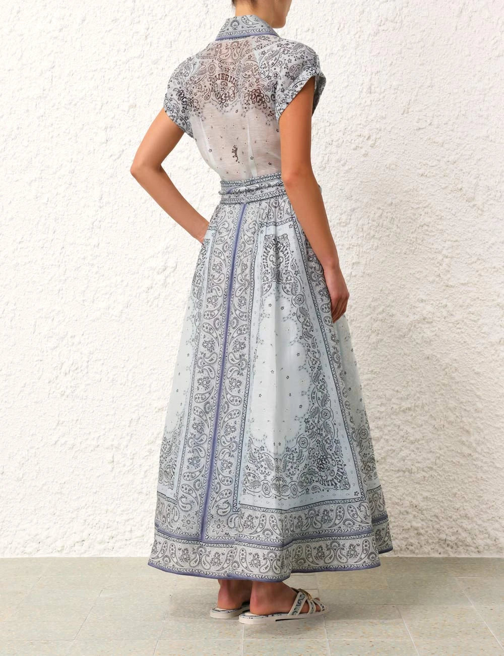 Adele - Chic Boho Print Two-Piece Ensemble