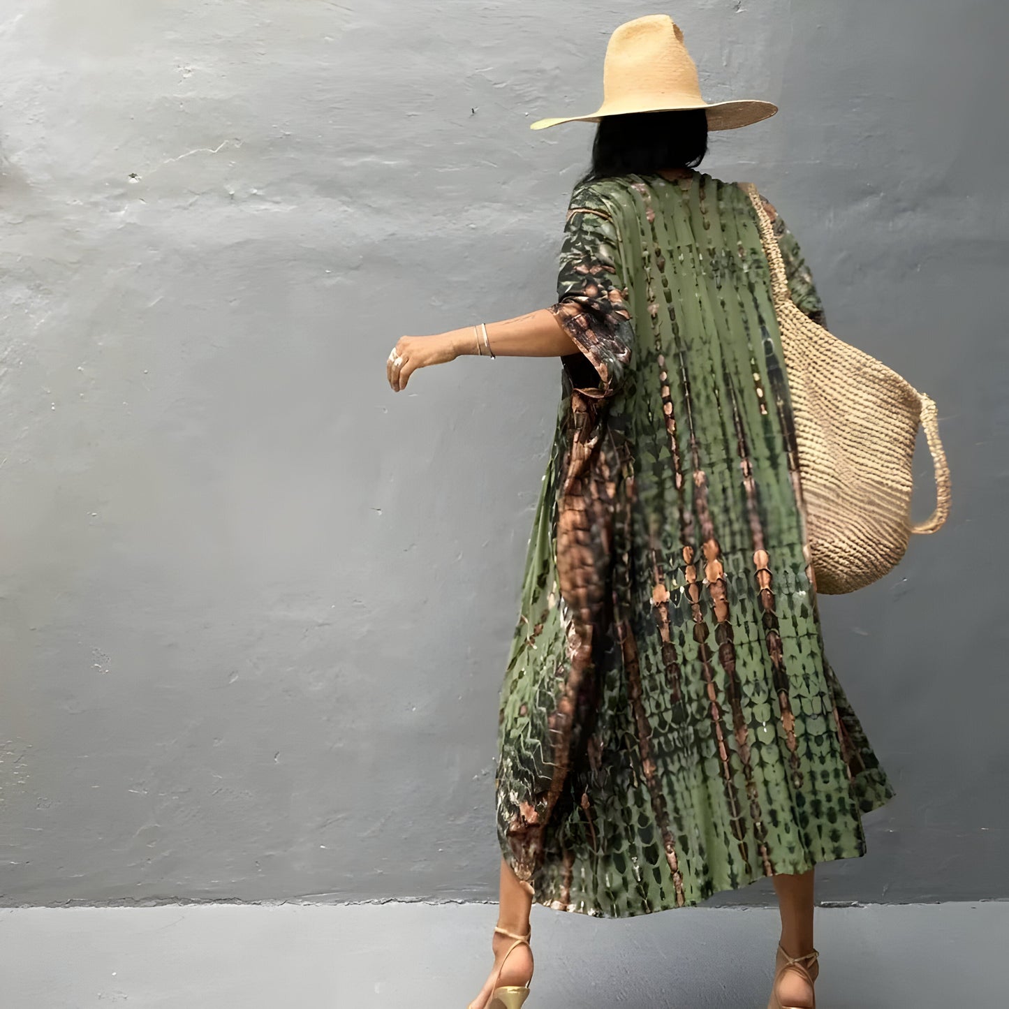 Juul Army Green Kimono
