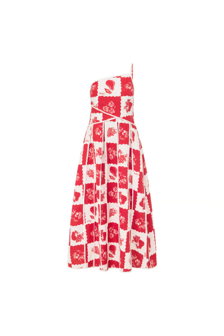 Kaya - Fruit and flower prints Maxi Dress