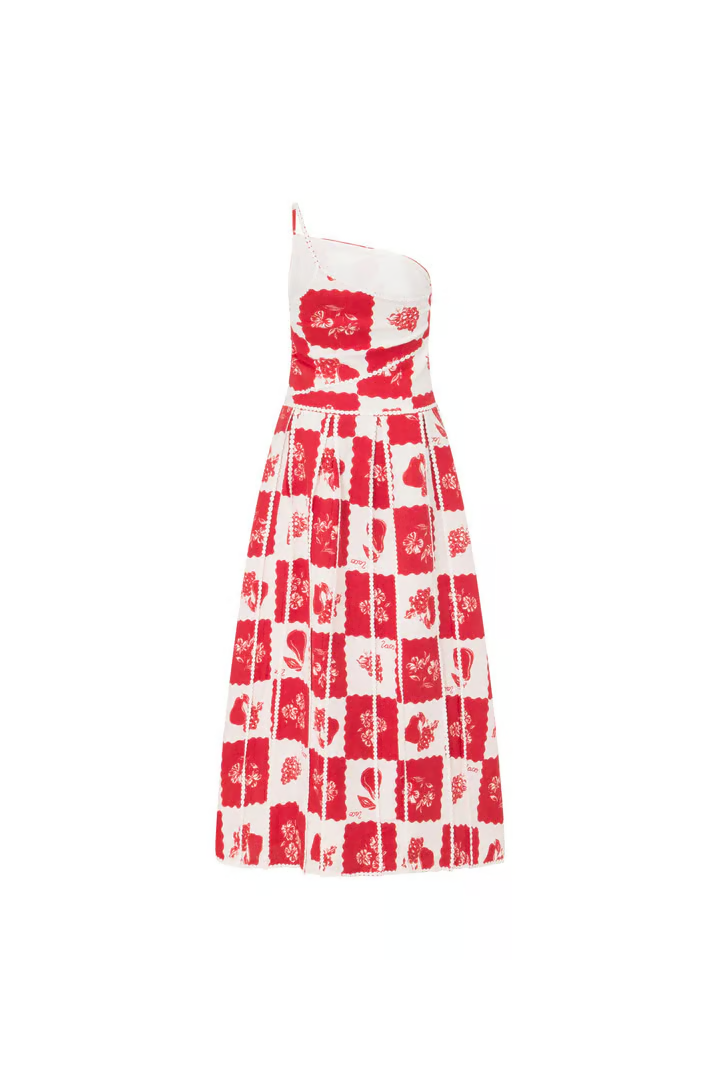 Kaya - Fruit and flower prints Maxi Dress