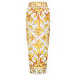 Vanessa - Sling Chest Support Golden Majolica Print One Piece Swimsuit Set