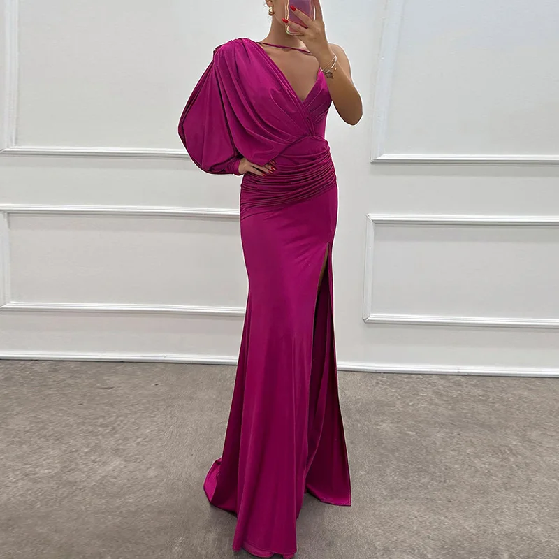 Naiana - One-Shoulder Gown