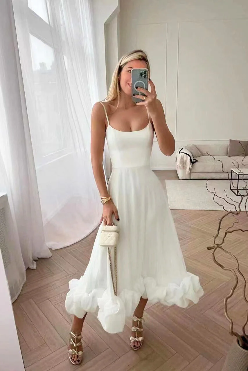 Carla - Graceful Flowing Midi Dress
