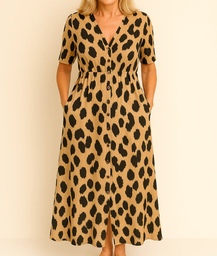 Jackie - Leopard Dress