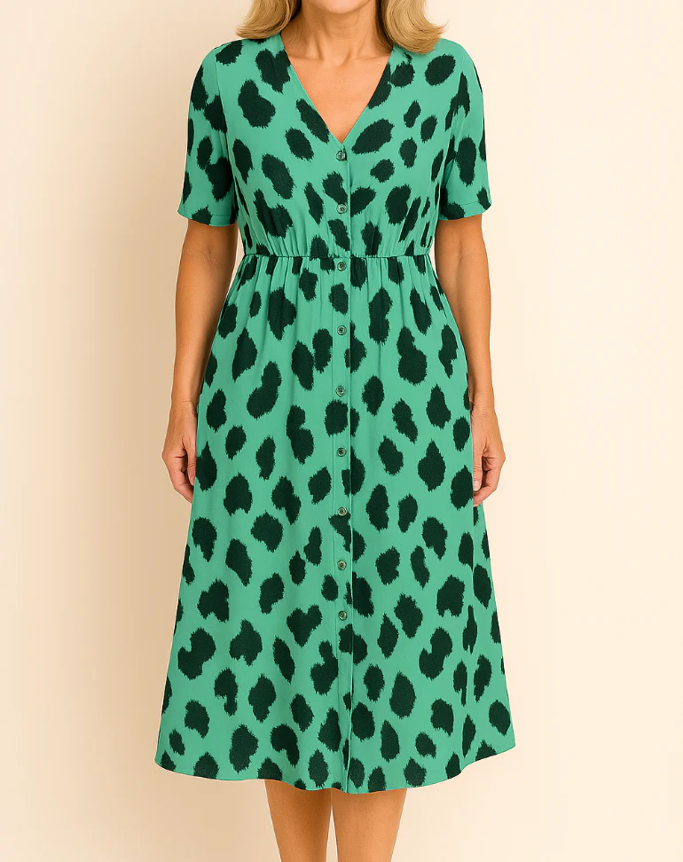 Jackie - Leopard Dress