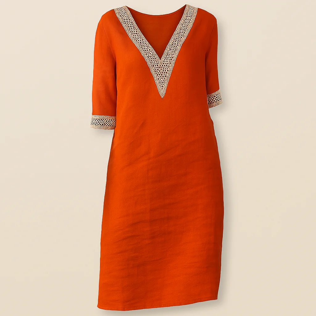 Brooke - Elegant Linen Dress