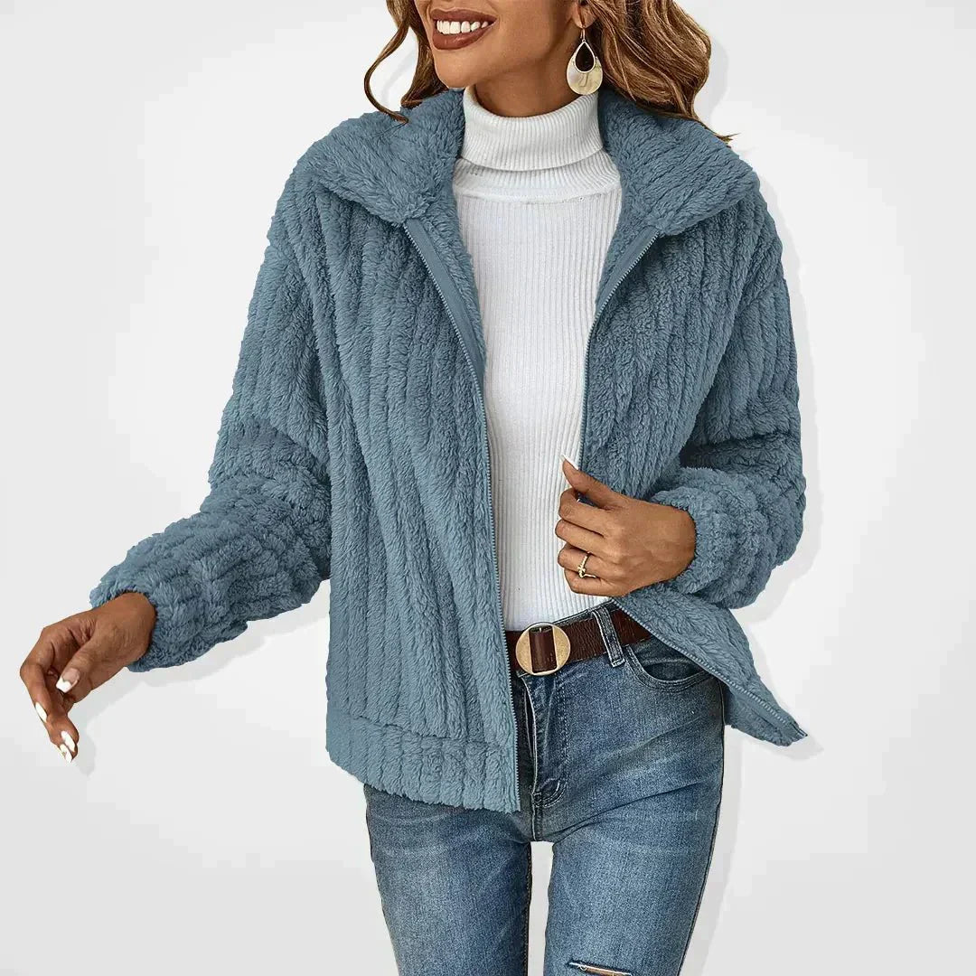 Maud - Casual Women's Fleece Cardigan