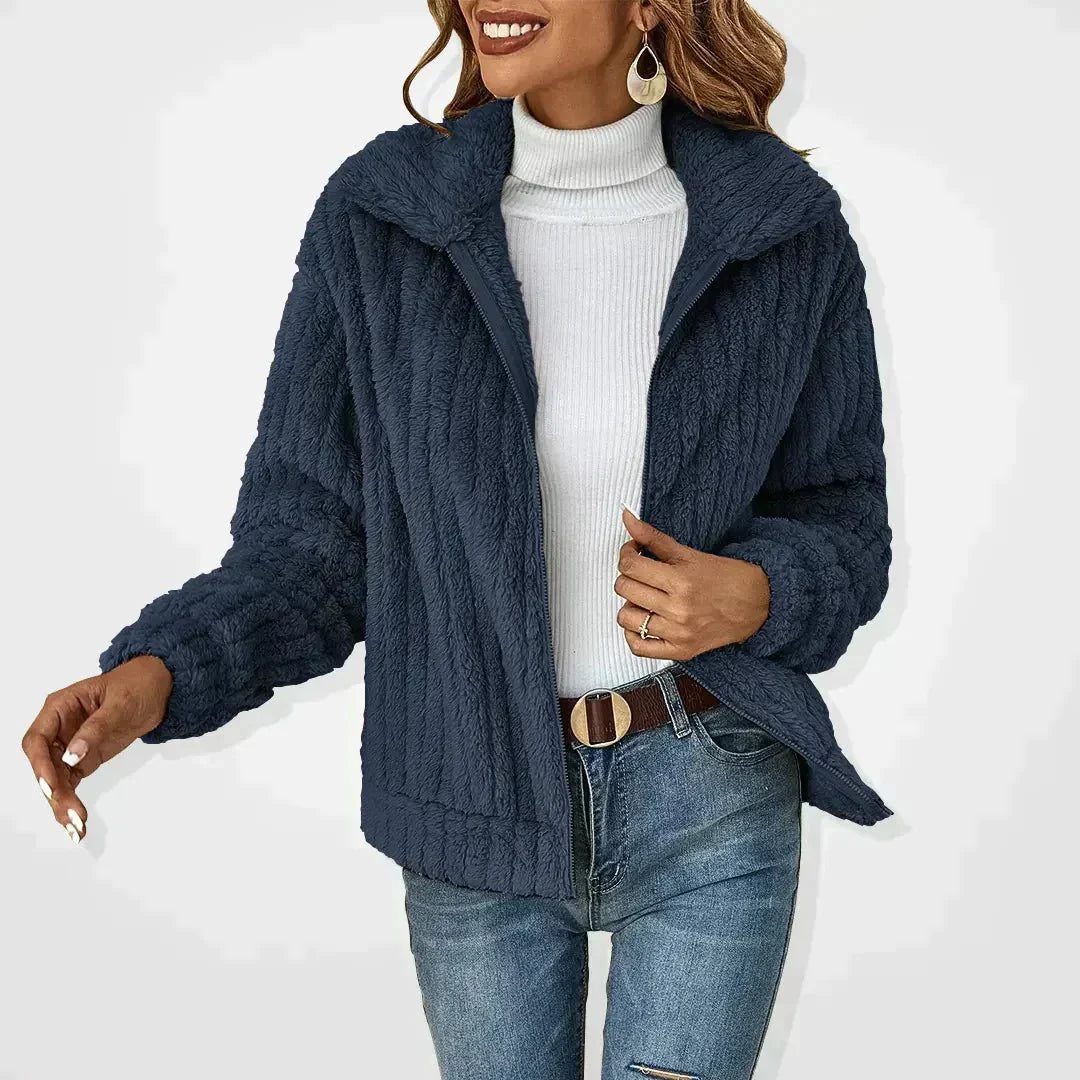 Maud - Casual Women's Fleece Cardigan