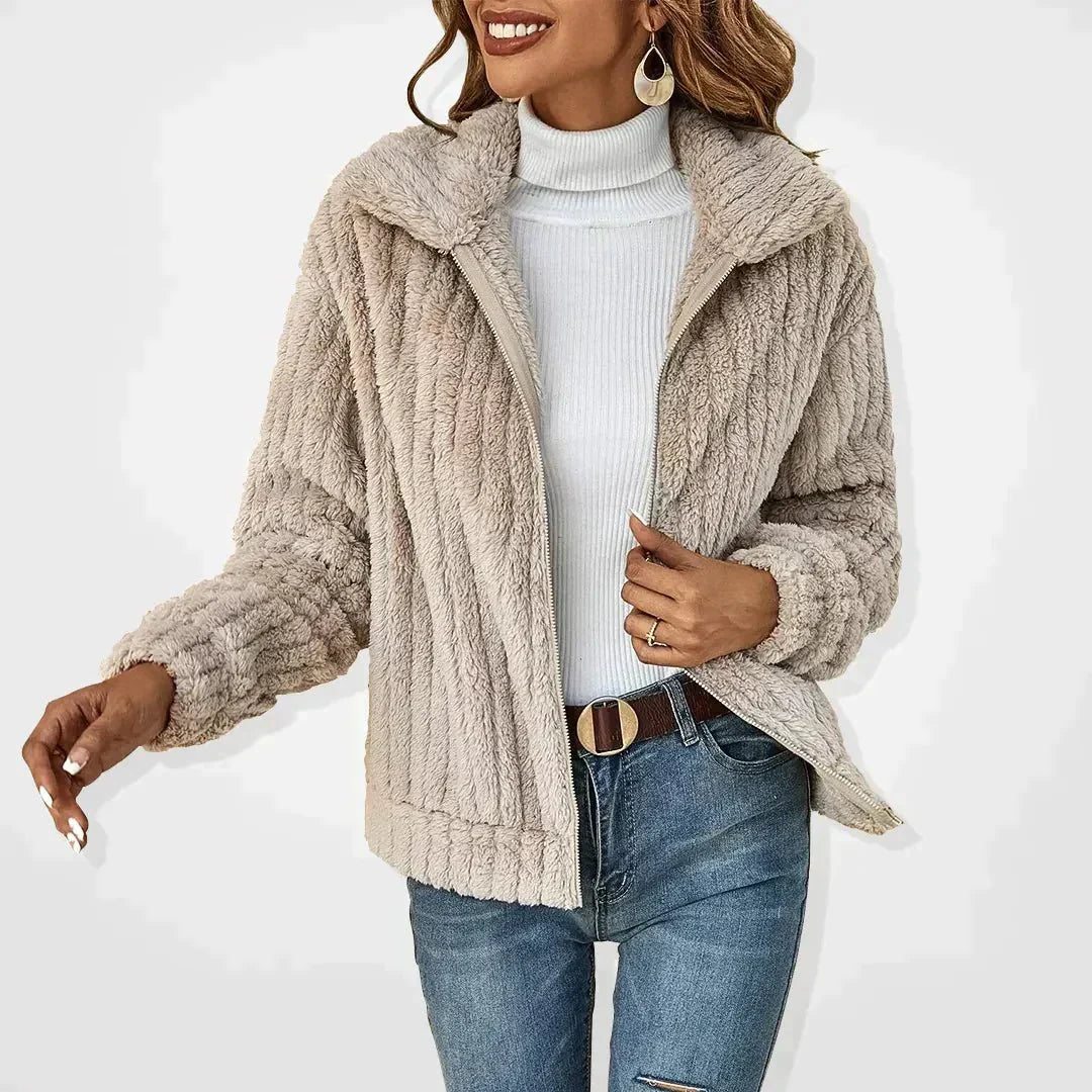 Maud - Casual Women's Fleece Cardigan