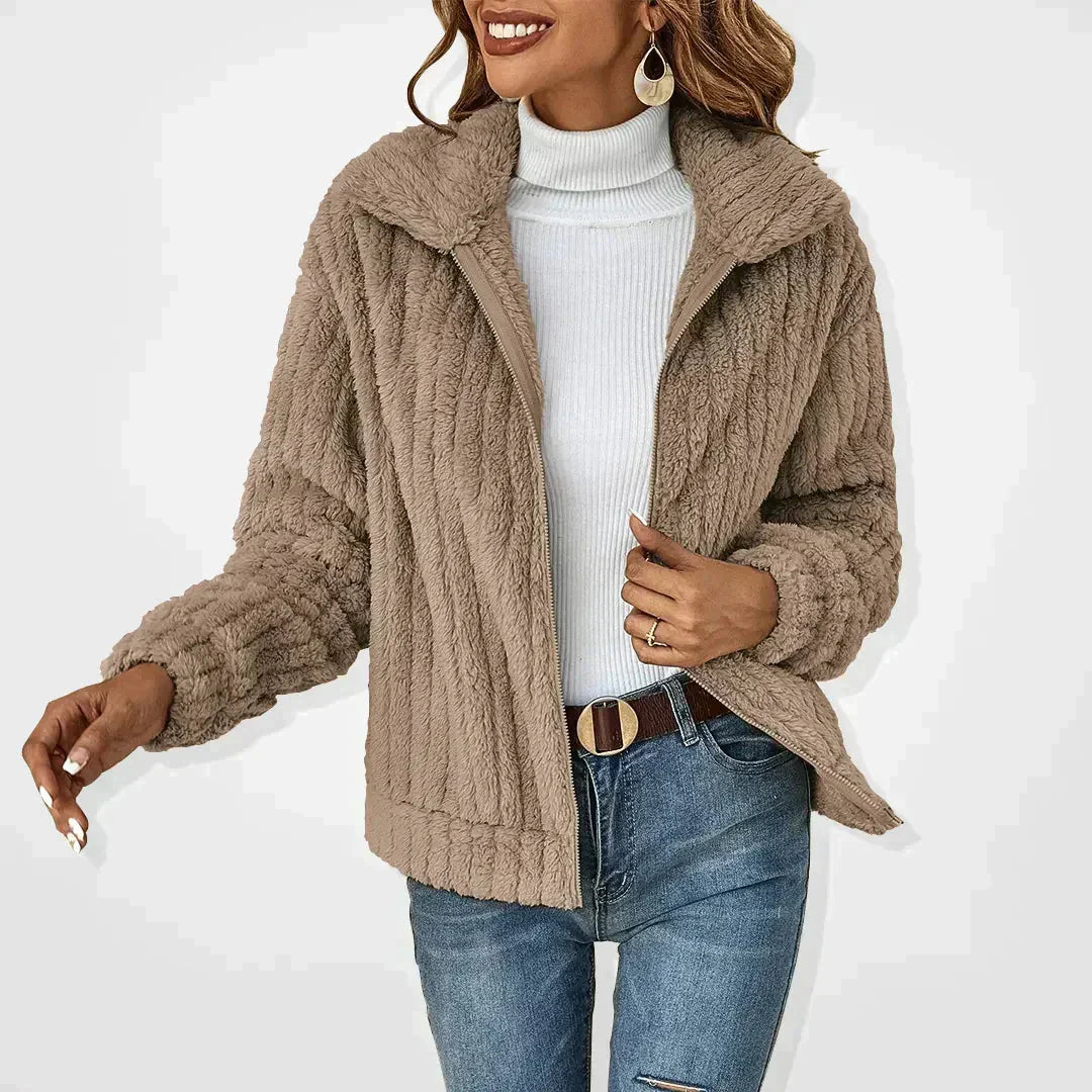 Maud - Casual Women's Fleece Cardigan