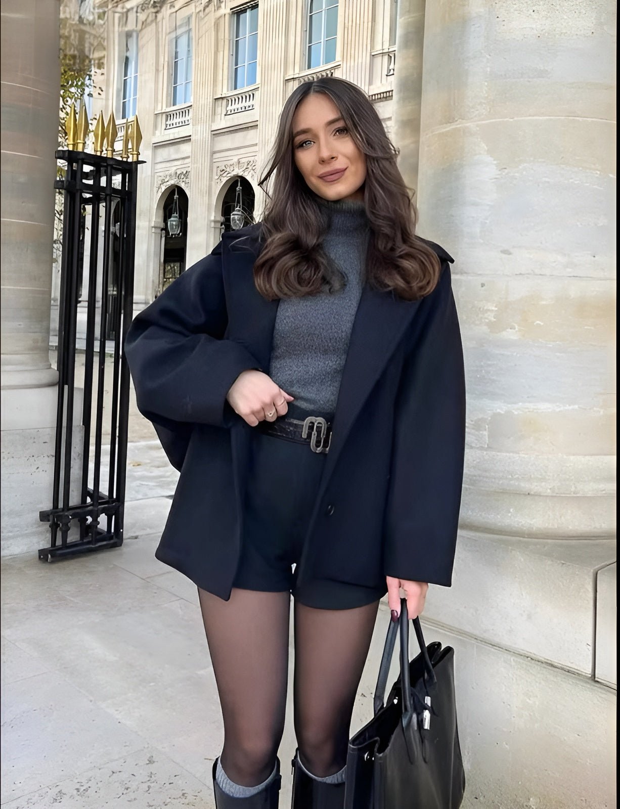 Jinthe | TRENDY OVERSIZED WOOL JACKET