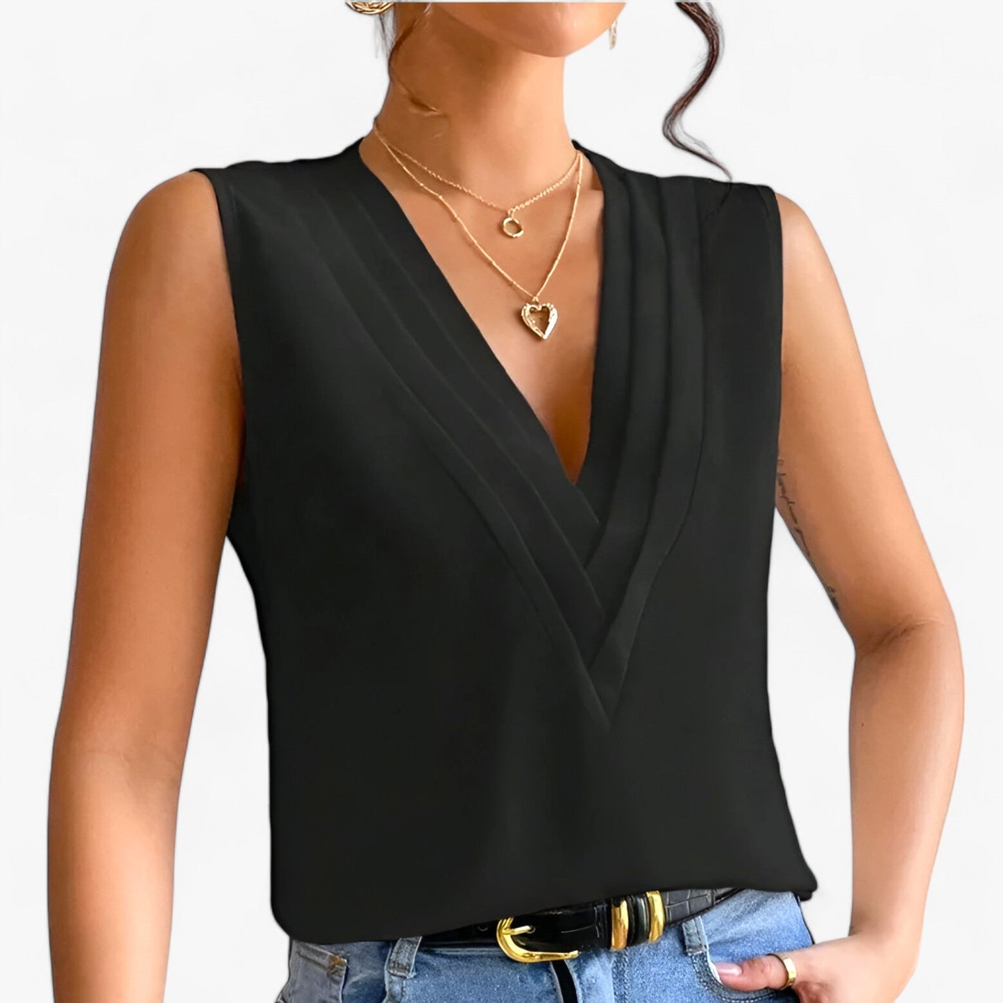 ÃSleeveless Blouse - For effortless comfort