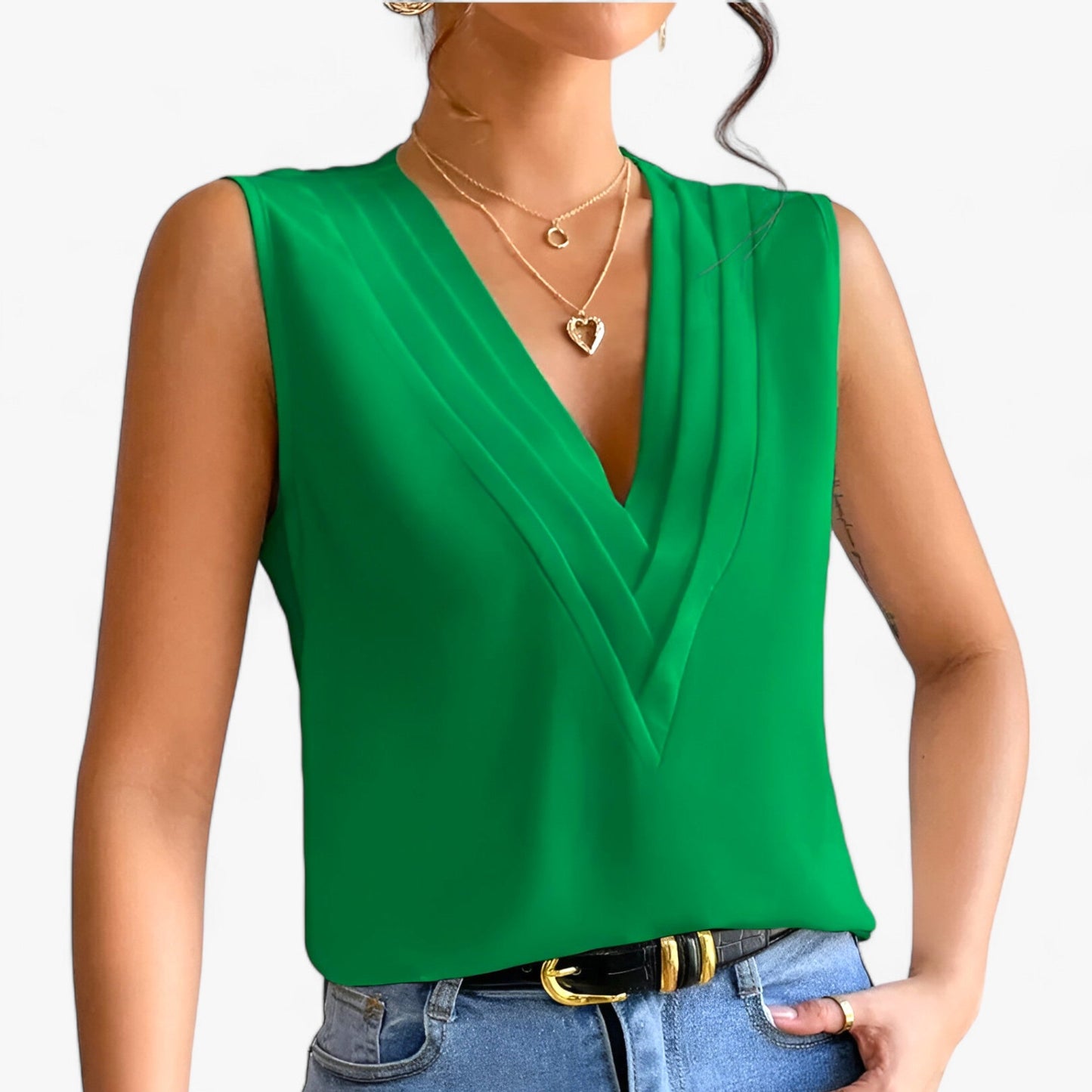 ÃSleeveless Blouse - For effortless comfort