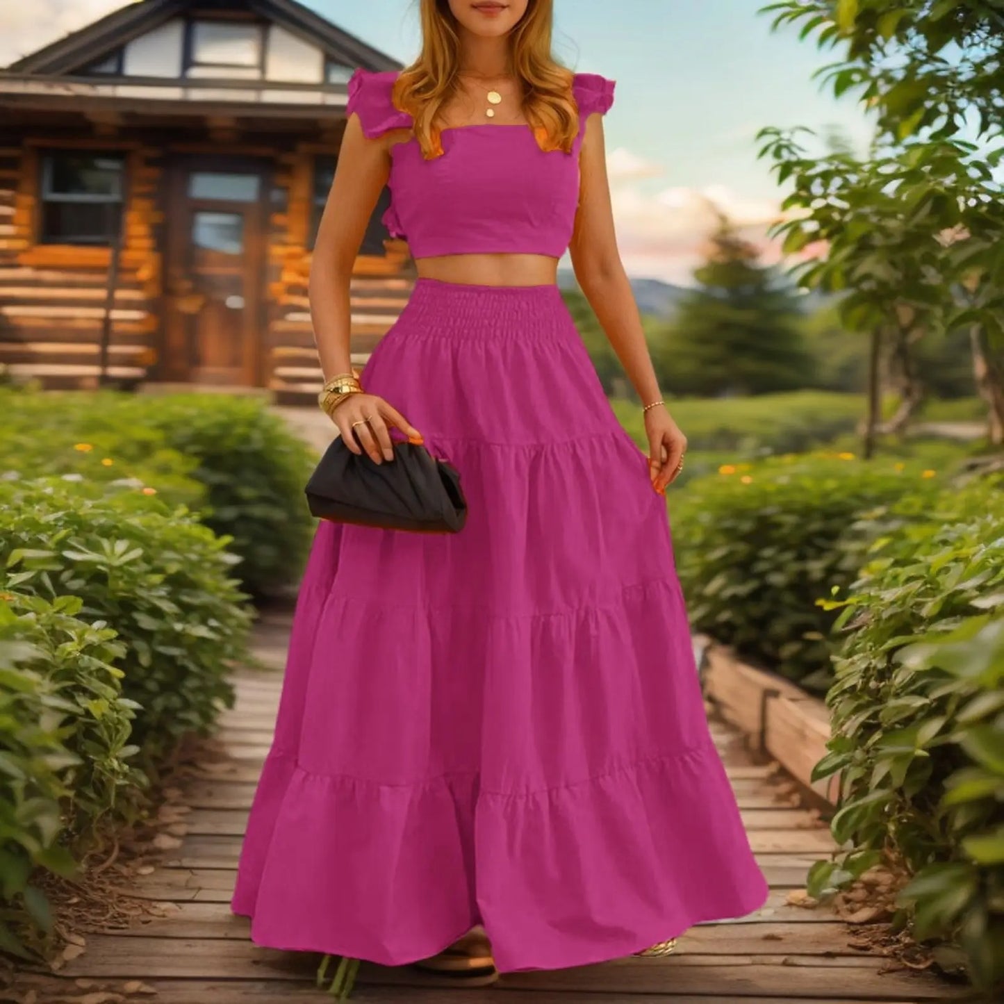 Reina - Y2K Two Piece Set