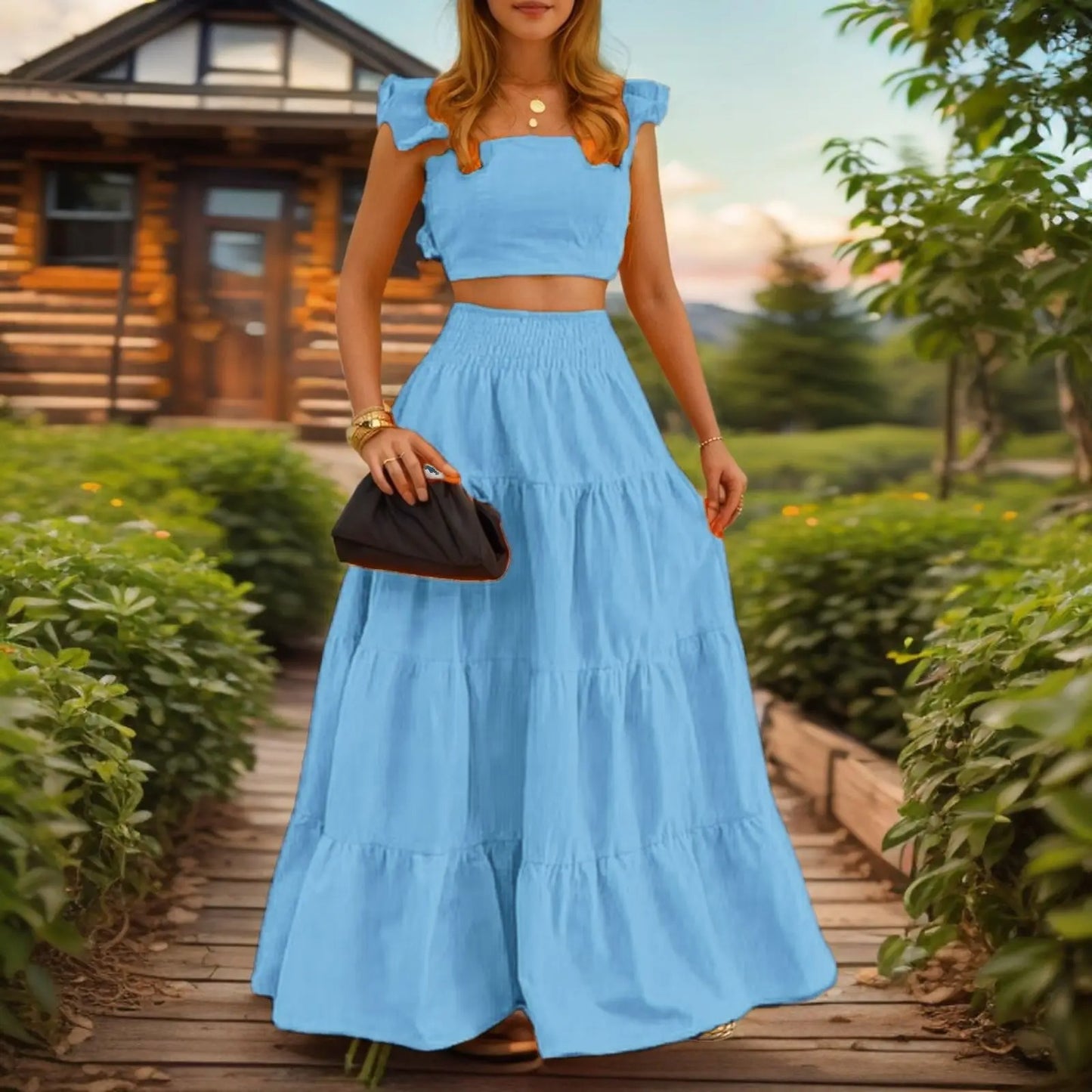 Reina - Y2K Two Piece Set