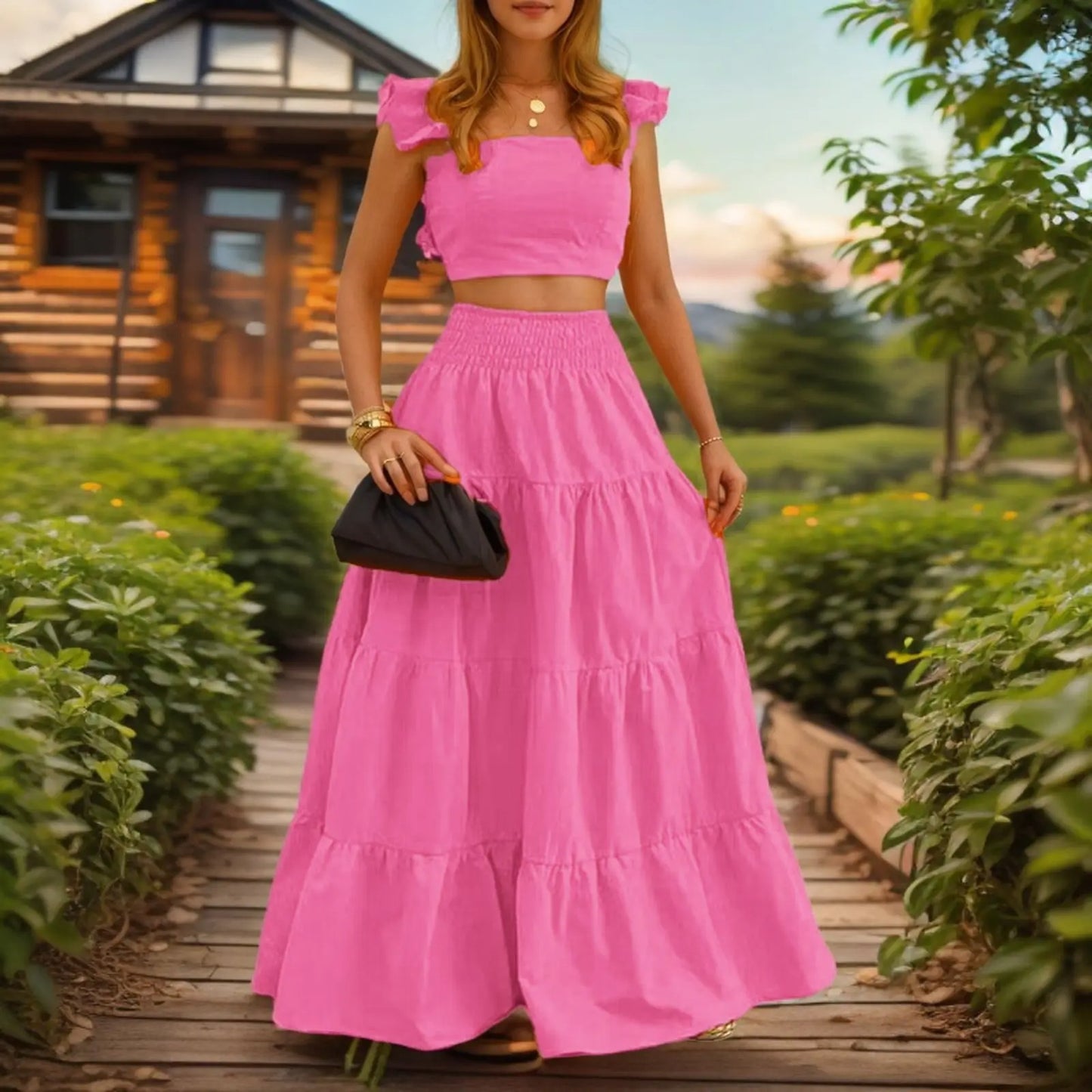Reina - Y2K Two Piece Set