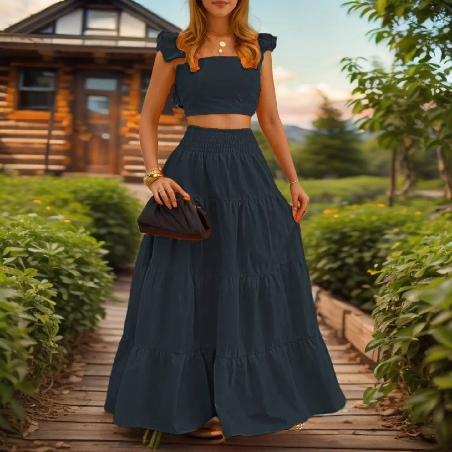 Reina - Y2K Two Piece Set