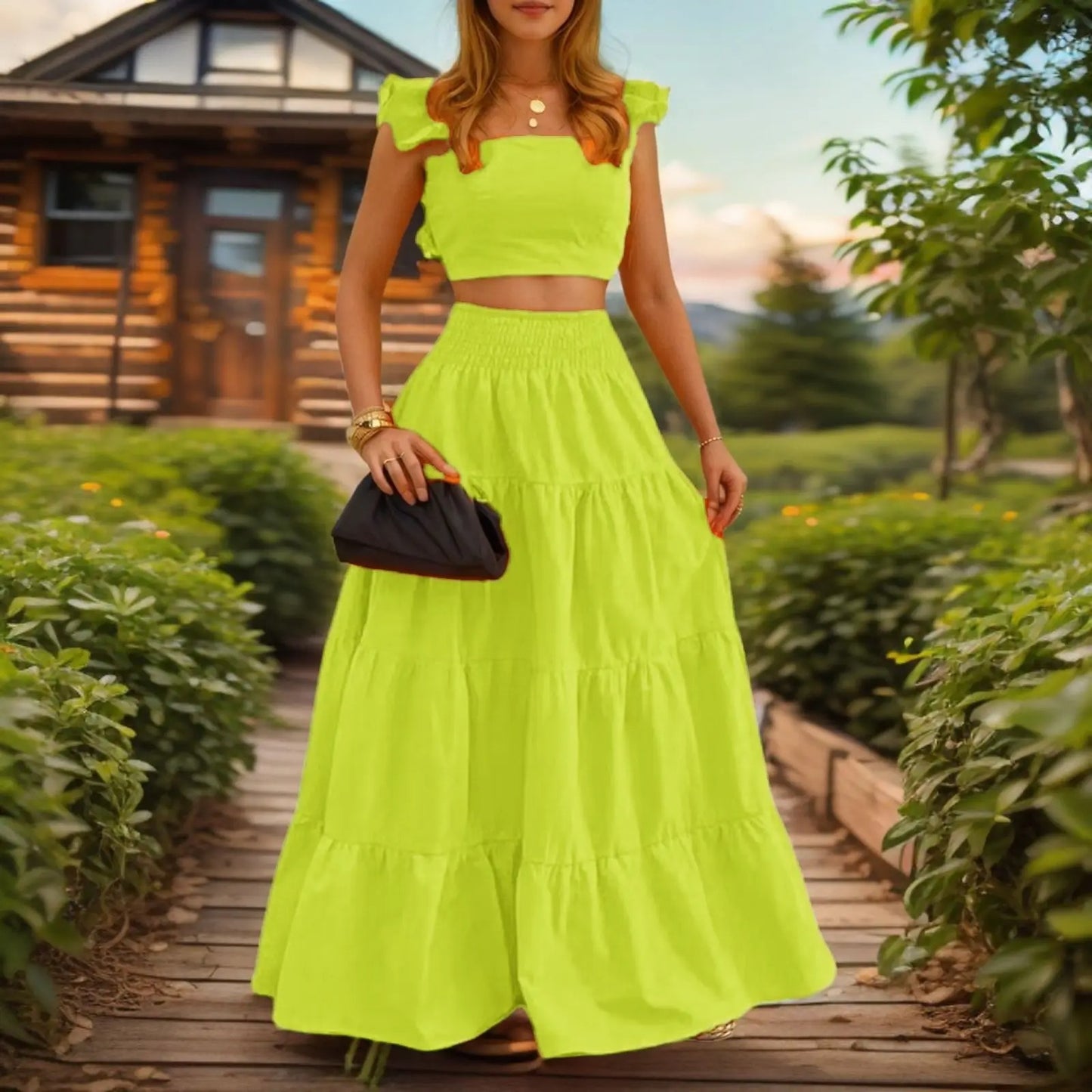 Reina - Y2K Two Piece Set