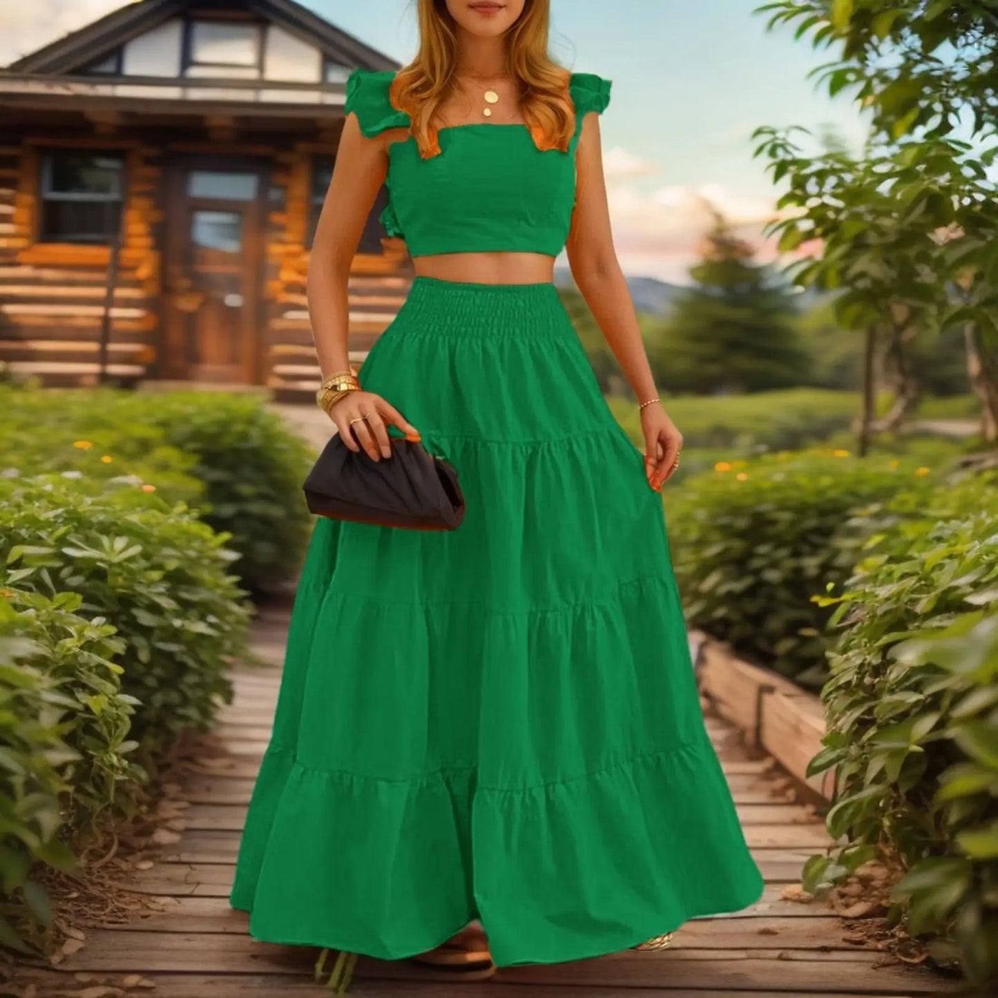 Reina - Y2K Two Piece Set