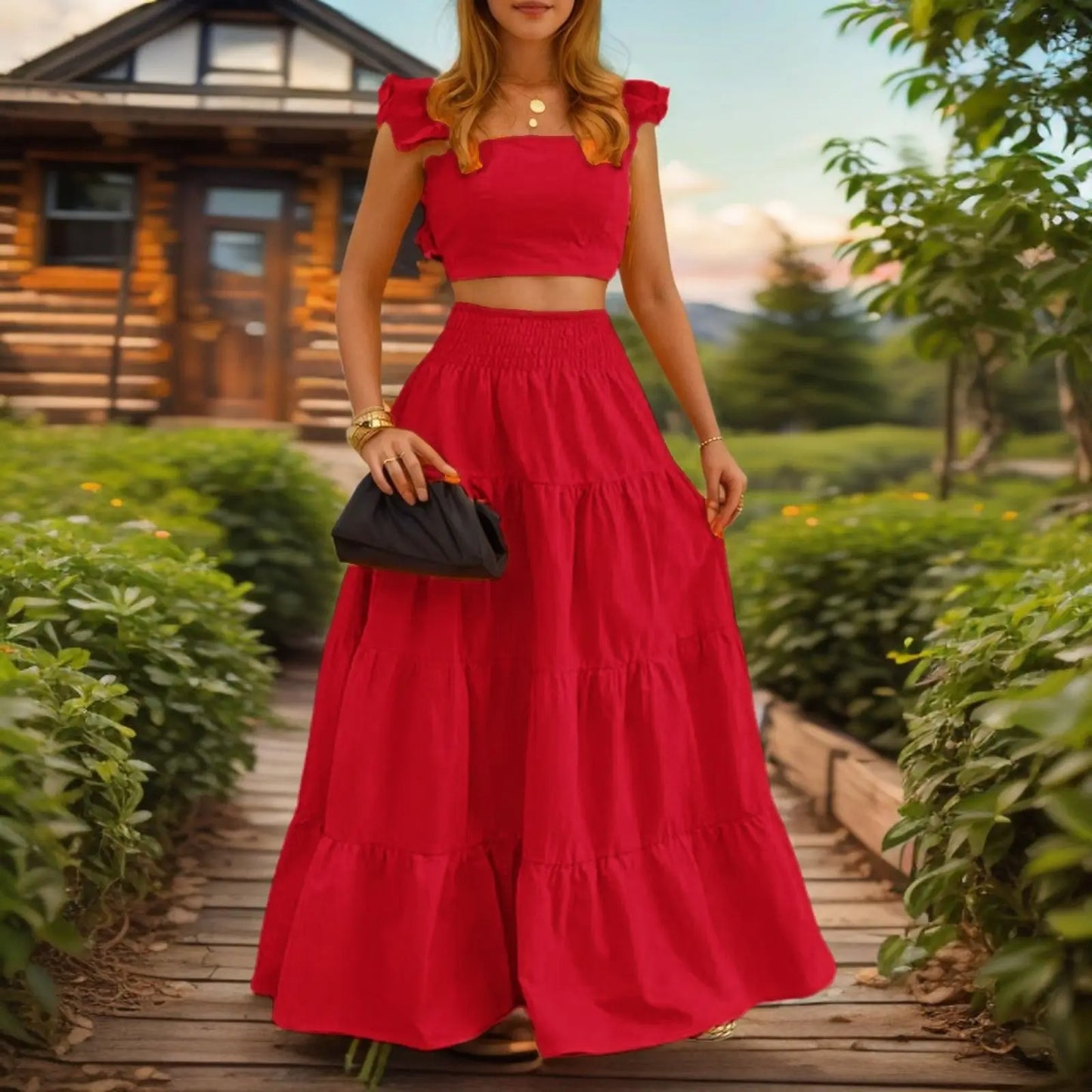 Reina - Y2K Two Piece Set