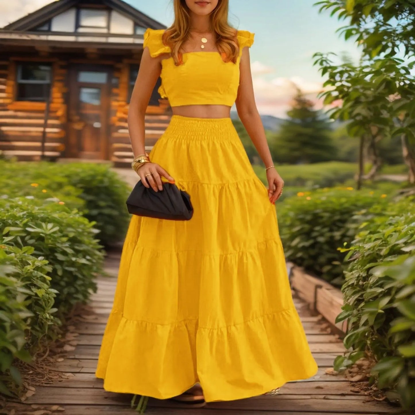 Reina - Y2K Two Piece Set