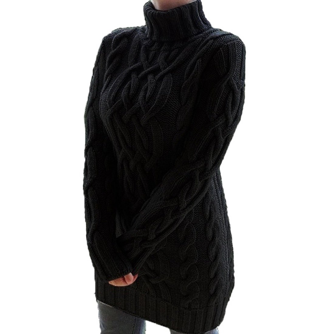 WOLF™ - Halte dich kuschelig warm mit diesem stylischen Strickkleid - Wolf Fashion