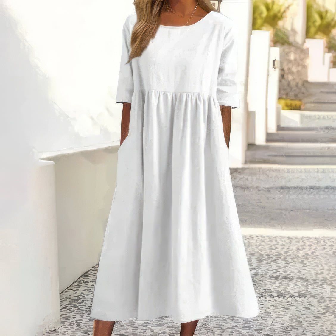 LORETTA - ELEGANT BELLY COVERING DRESS