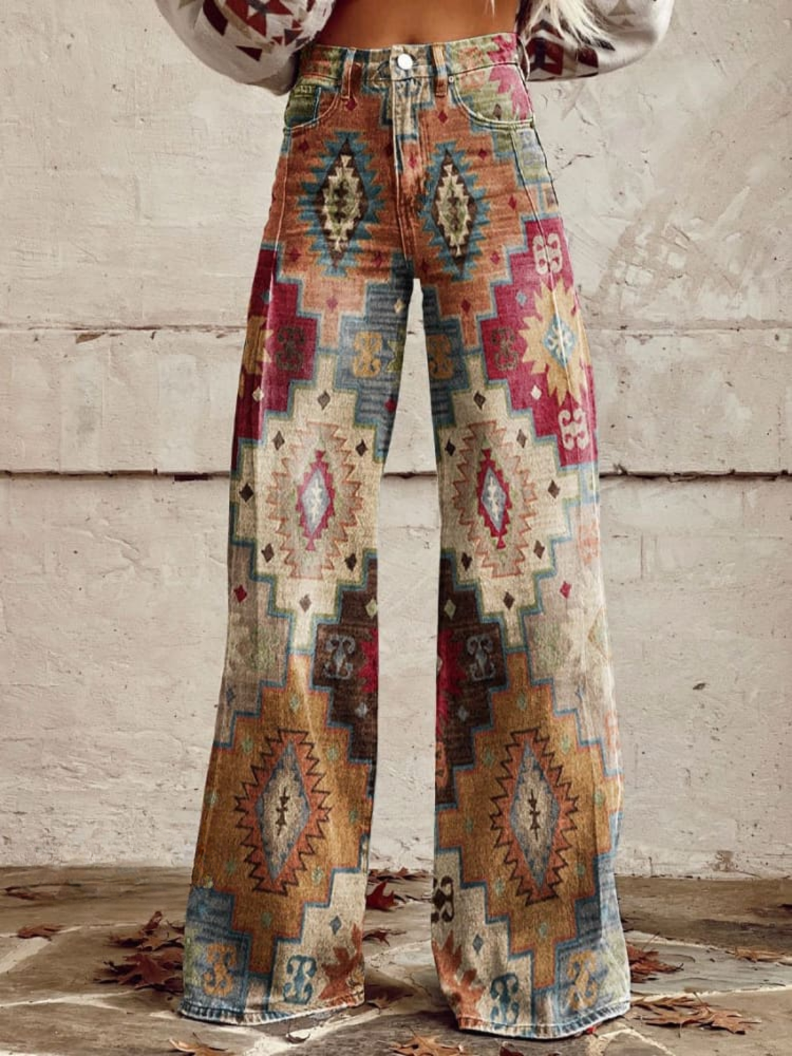 Boho Patterns | Vintage Flared Jeans