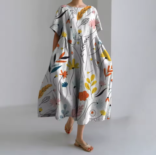 Freya - Colorful women's dress