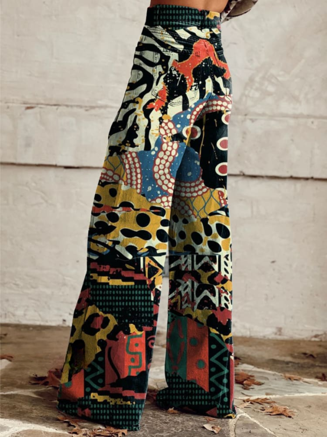 Liva | Eclectic Art Wide Leg Pants