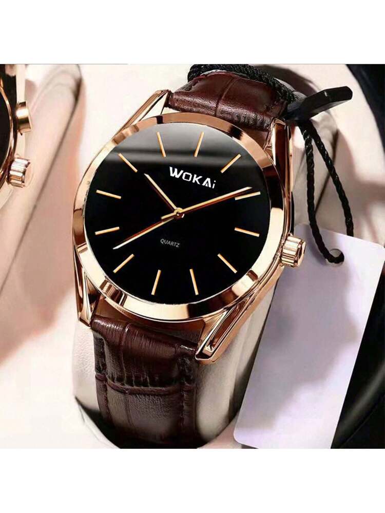 Rose Gold Casual Quartz Watch