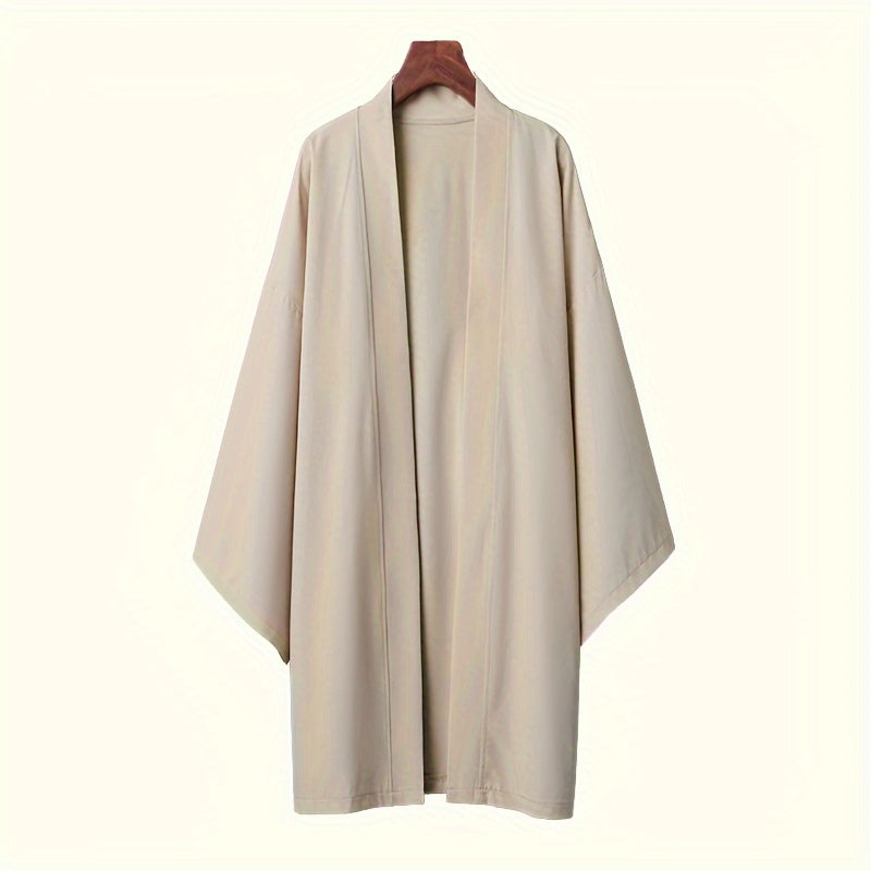 Women's Kimono Style Loose-Fitting Open Front Jacket