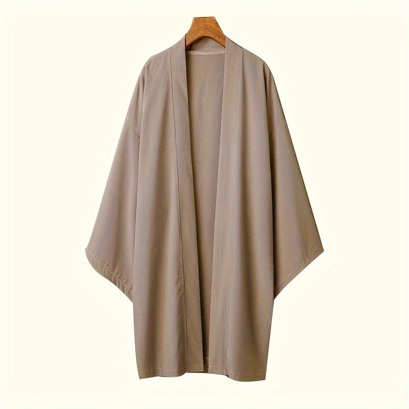 Women's Kimono Style Loose-Fitting Open Front Jacket