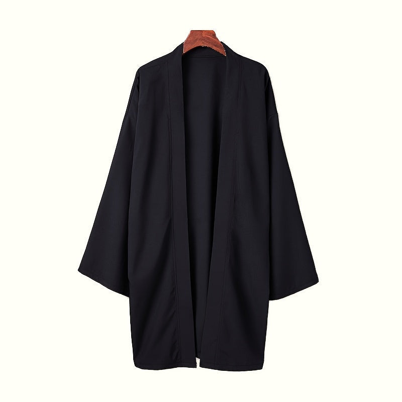 Women's Kimono Style Loose-Fitting Open Front Jacket