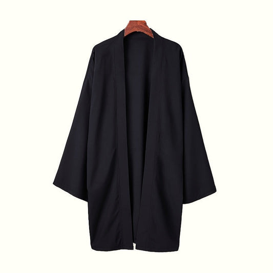 Women's Kimono Style Loose-Fitting Open Front Jacket