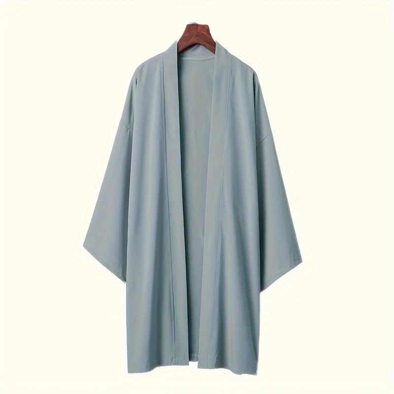 Women's Kimono Style Loose-Fitting Open Front Jacket
