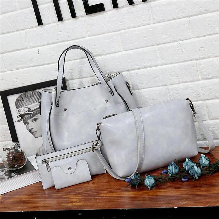 Tony™ | 4-Piece Set Vintage Bags Eco-Pu Leather