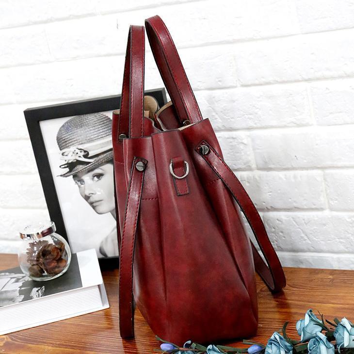 Tony™ | 4-Piece Set Vintage Bags Eco-Pu Leather