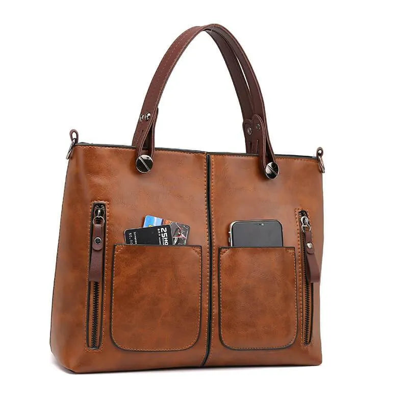 Maelis - Leather shoulder bag